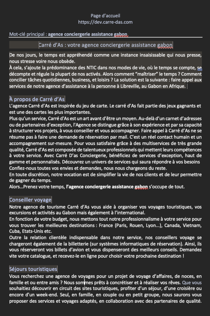 Page d'accueil - Carré d'As - MPJB Consulting