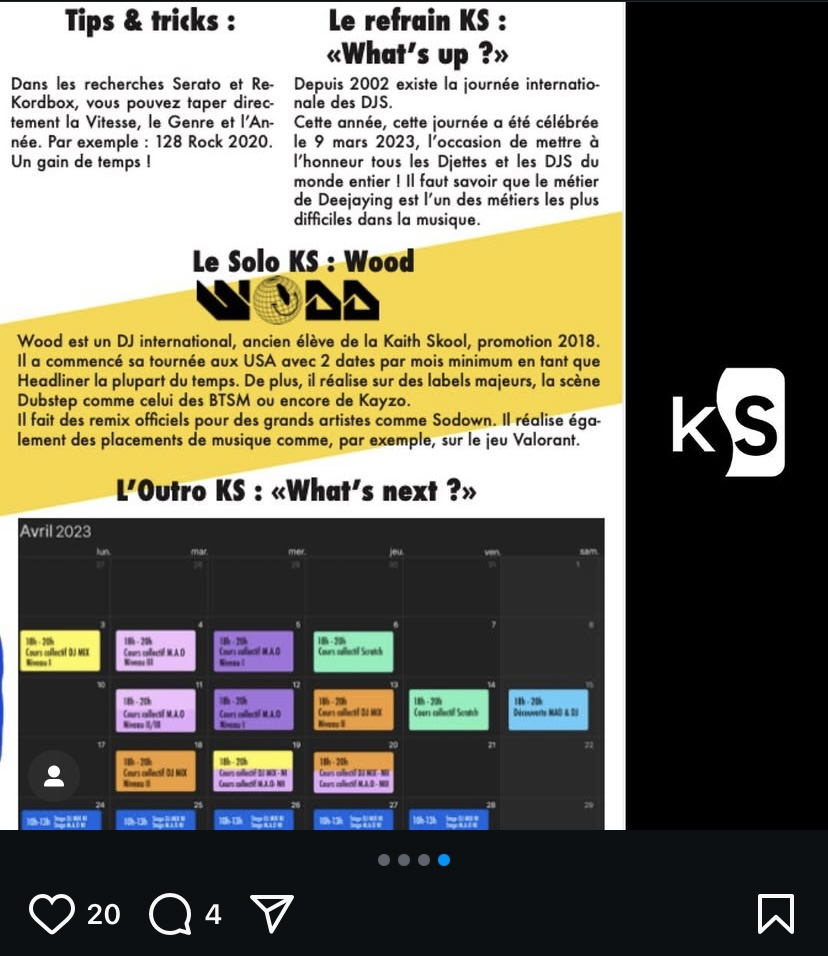 Newsletter - Kaith Skool - Mars 2023