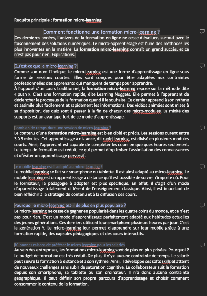 Contenu comment fonctionne le micro learning - Ingenium Consultants - MPJB Consulting