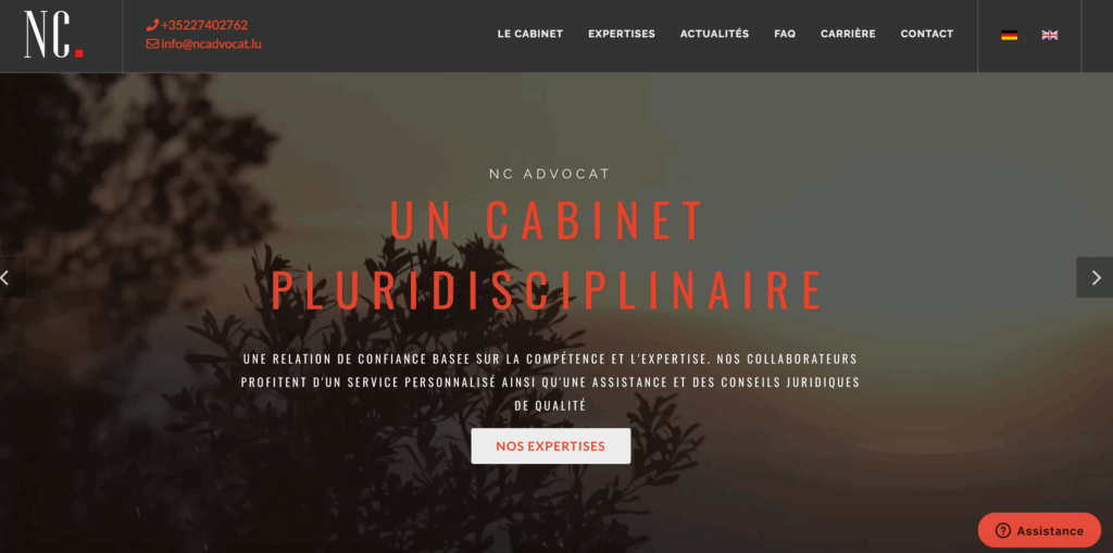 portfolio - Copywriting - NC Advocat - MPJB Consulting