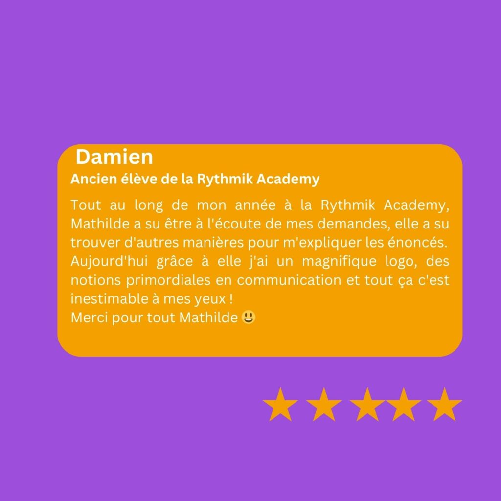 formation témoignage - Damien